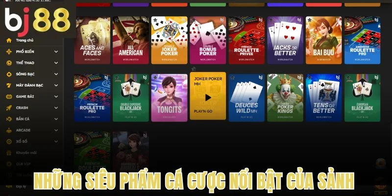 Game Bài 3 Những siêu phẩm cá cược nổi bật của sảnh game bài